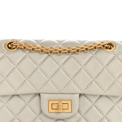 Mini Quilted Goatskin Flap Shoulder Bag