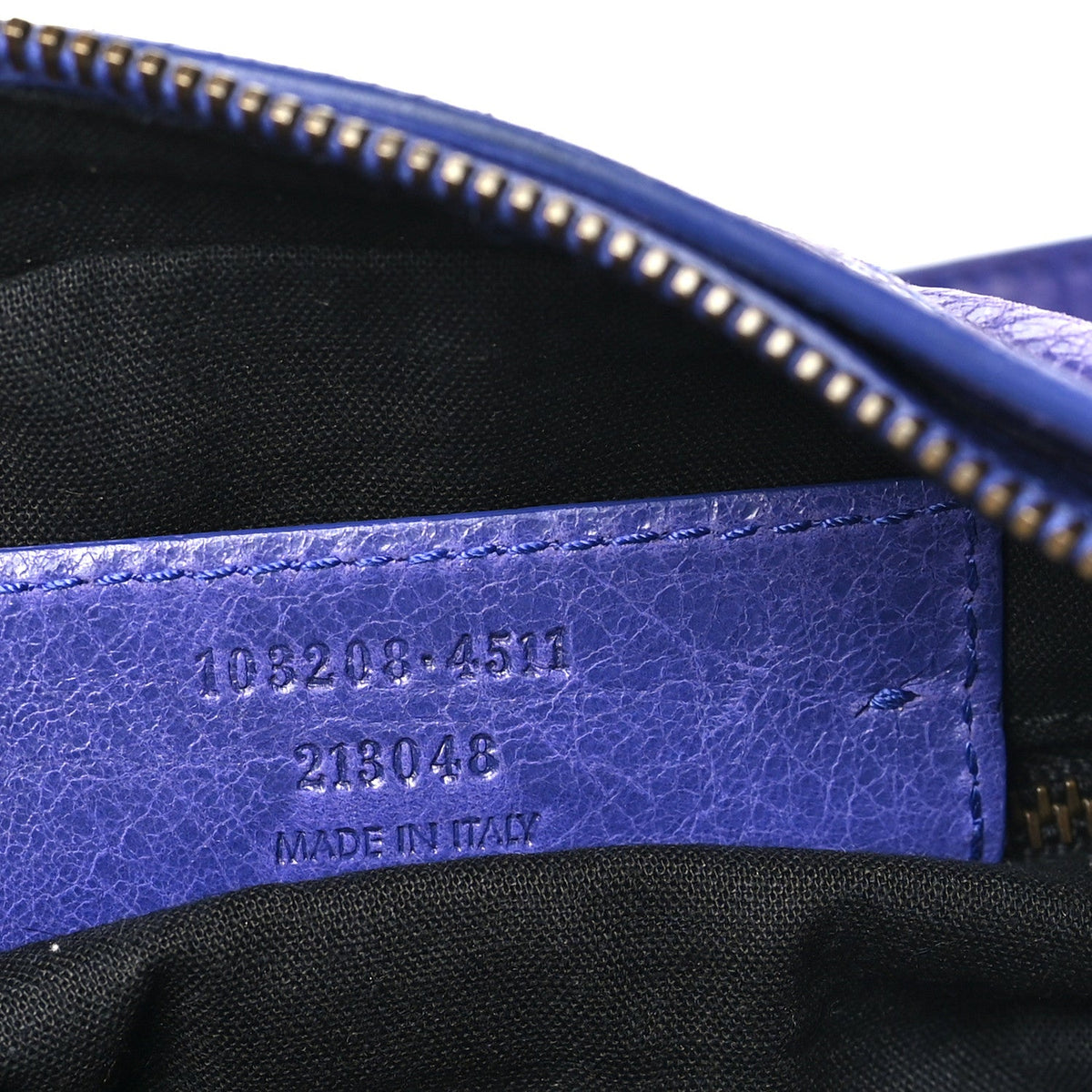 Agneau Classic Hardware First Bleu Lavan Handbag