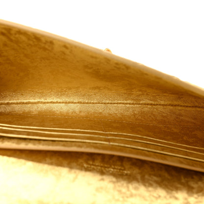Lambskin Clutch Bag - Gold