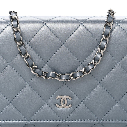 Quilted Lambskin Wallet Bag