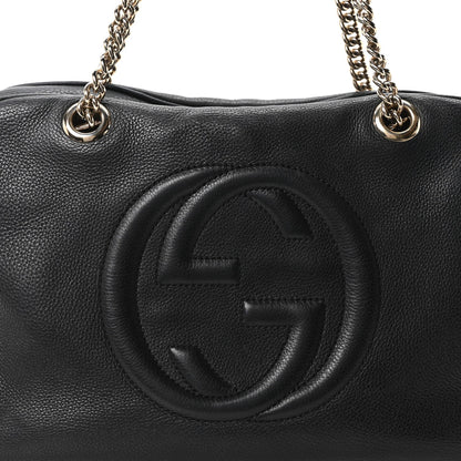 Medium Calfskin Handbag - Black