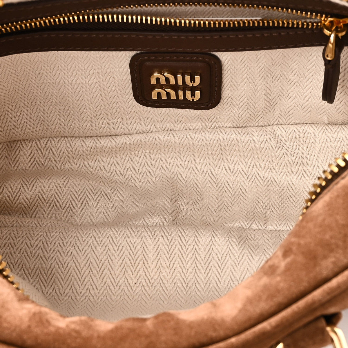 Suede Handbag