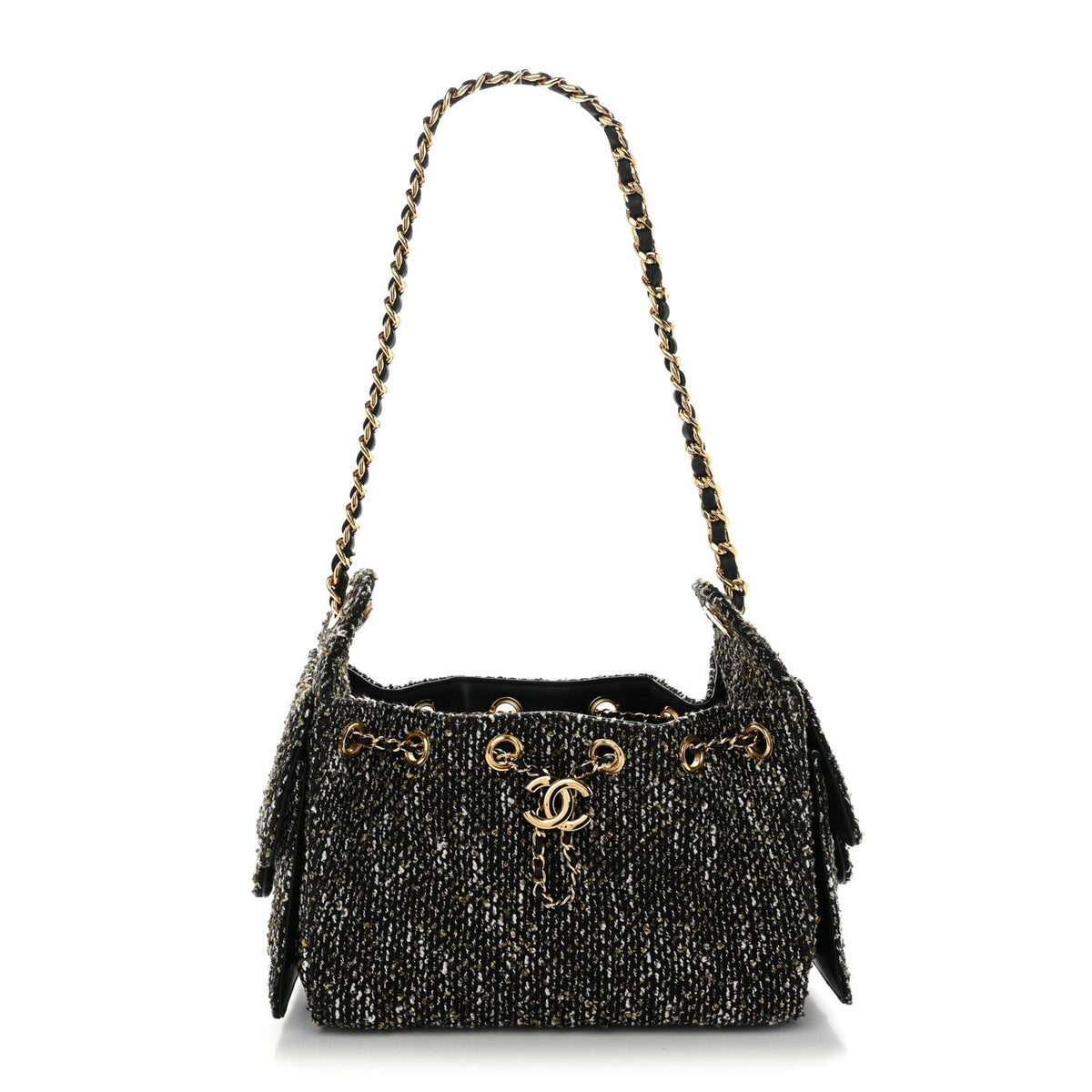 Mini Quilted Handbag - Black