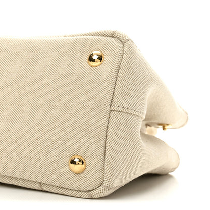 Small Canvas Tote Bag - Natural