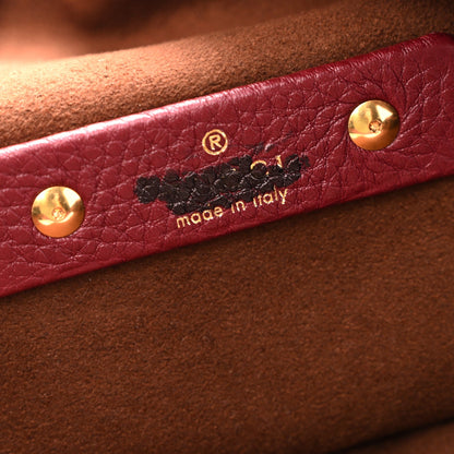 Maxi Calfskin Shoulder Bag - Red