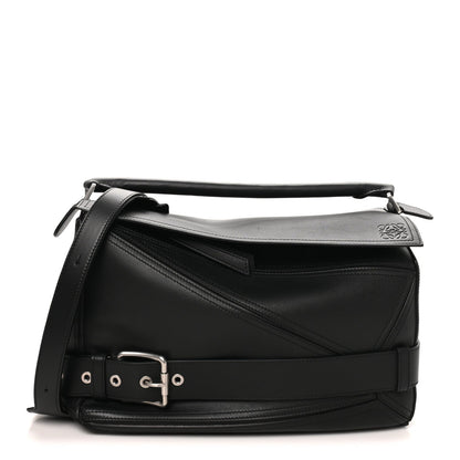 Large Calfskin Handbag - Black
