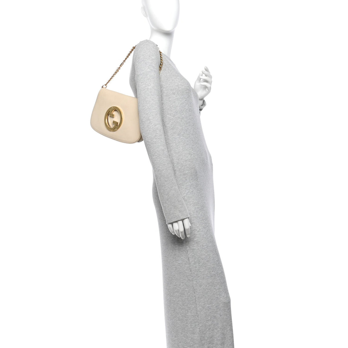 Calfskin Shoulder Bag - White