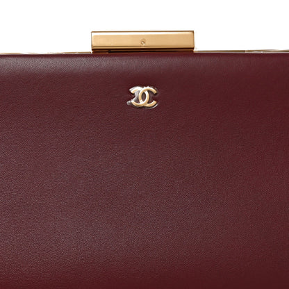 Large Lambskin Clutch Bag