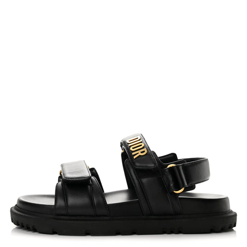 Lambskin Act 10Mm Sandals Black
