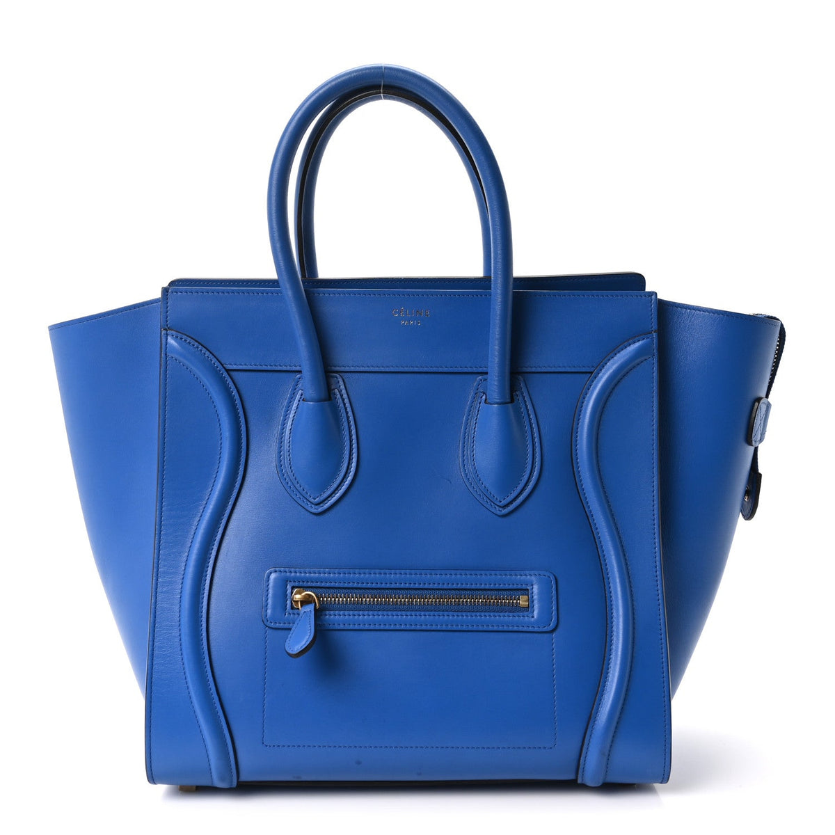 Mini Calfskin Travel Bag - Blue