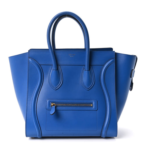 Mini Calfskin Travel Bag - Blue