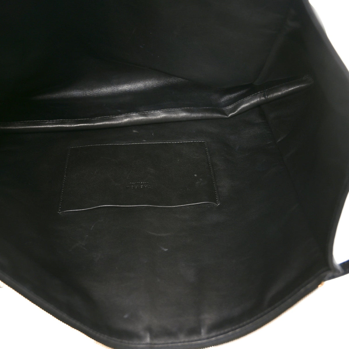 Nappa Clutch Bag - Black