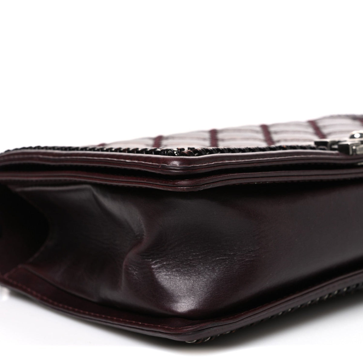Medium Quilted Goatskin Flap Shoulder Bag