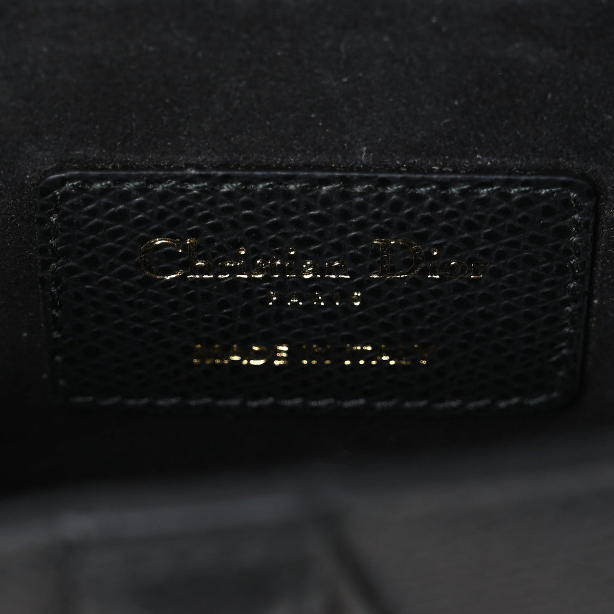 Mini Calfskin Handbag - Black
