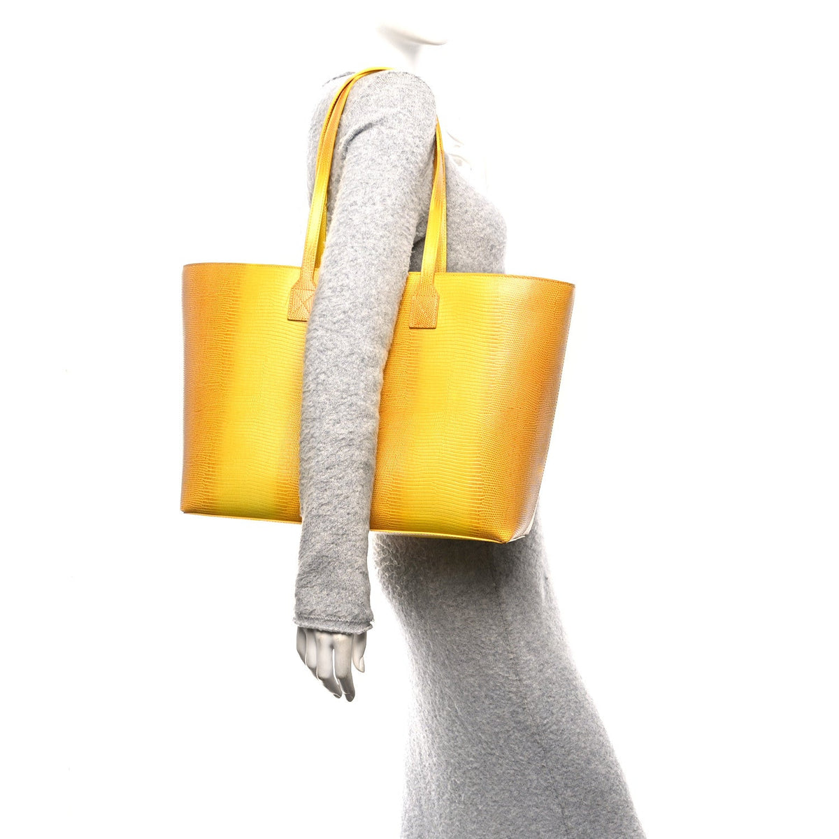 Medium Calfskin Tote Bag - Gold