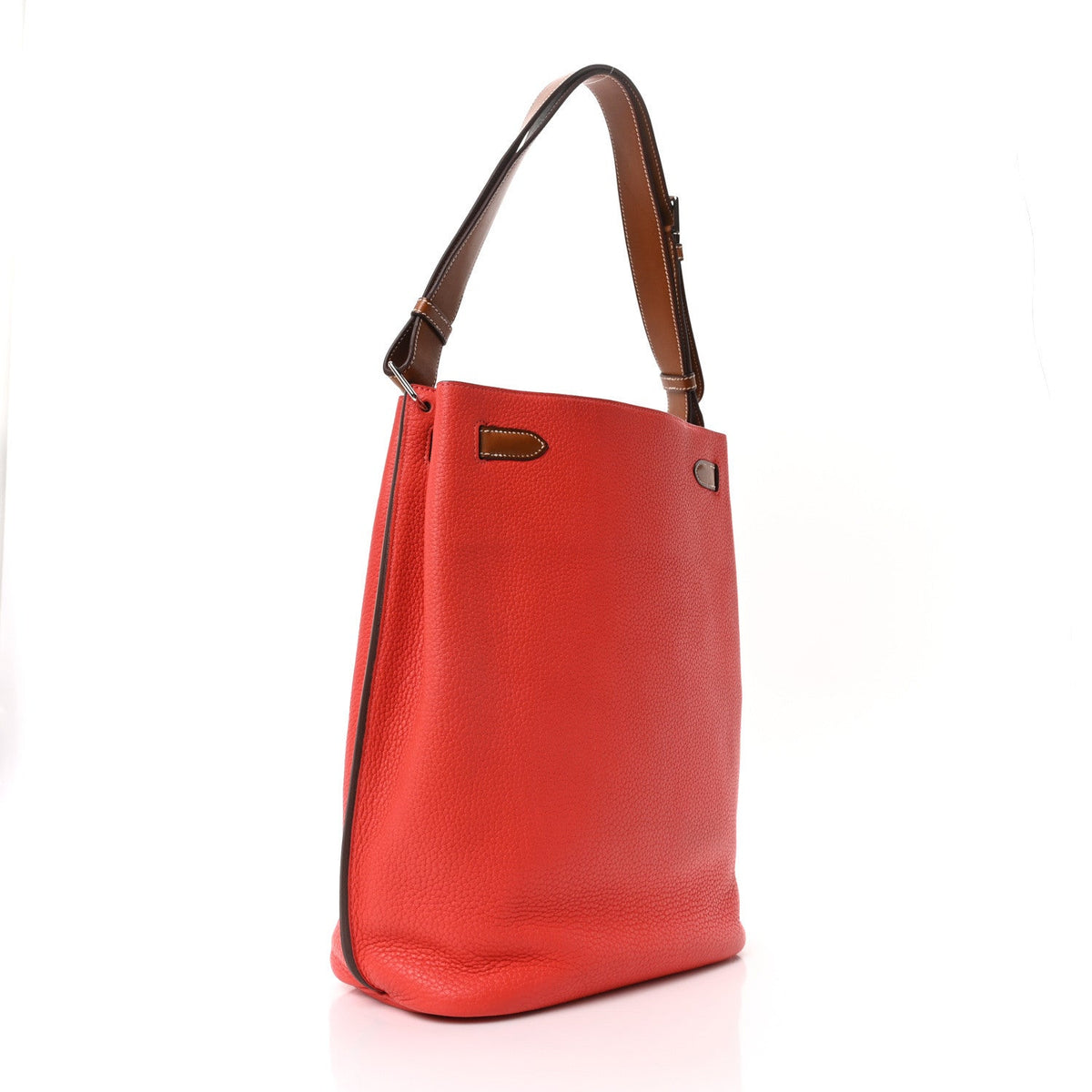 Taurillon Clemence Barenia So Kelly 26 R Handbag