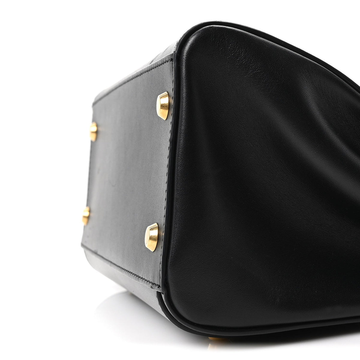 Small Calfskin Tote Bag - Black