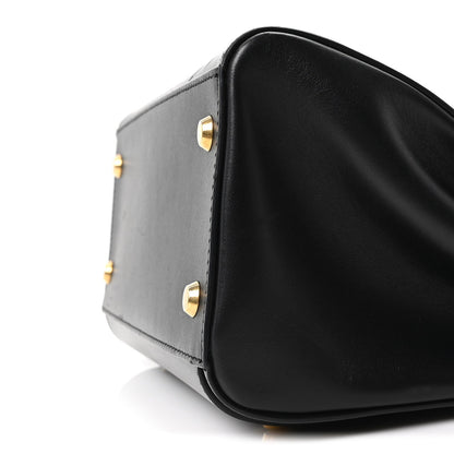 Small Calfskin Tote Bag - Black
