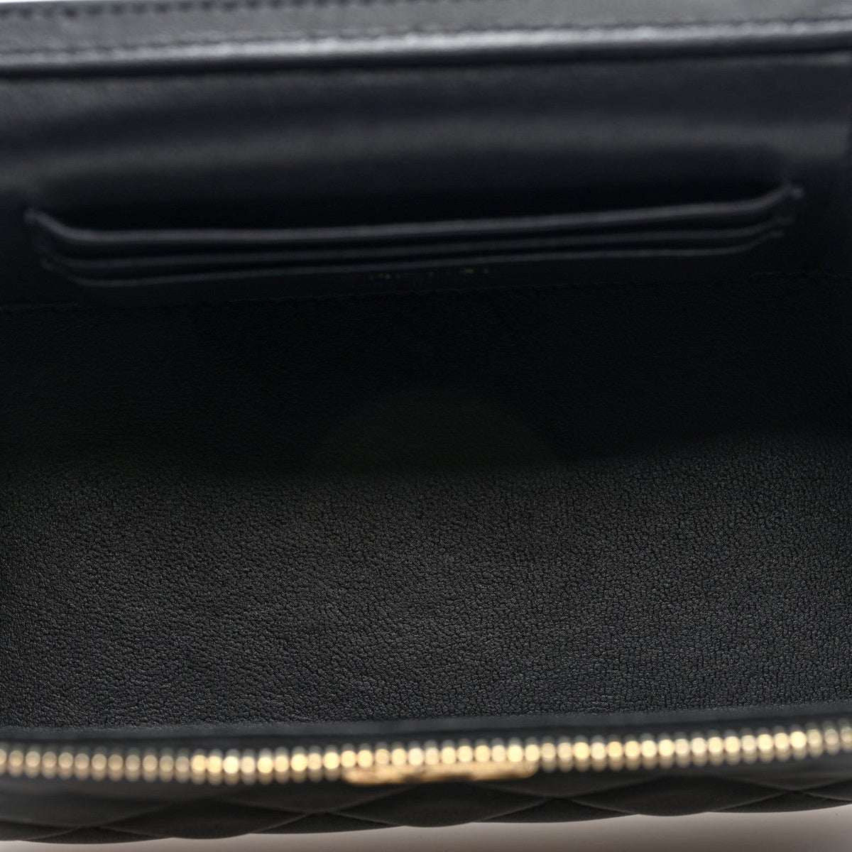 Small Quilted Lambskin Handbag - Black