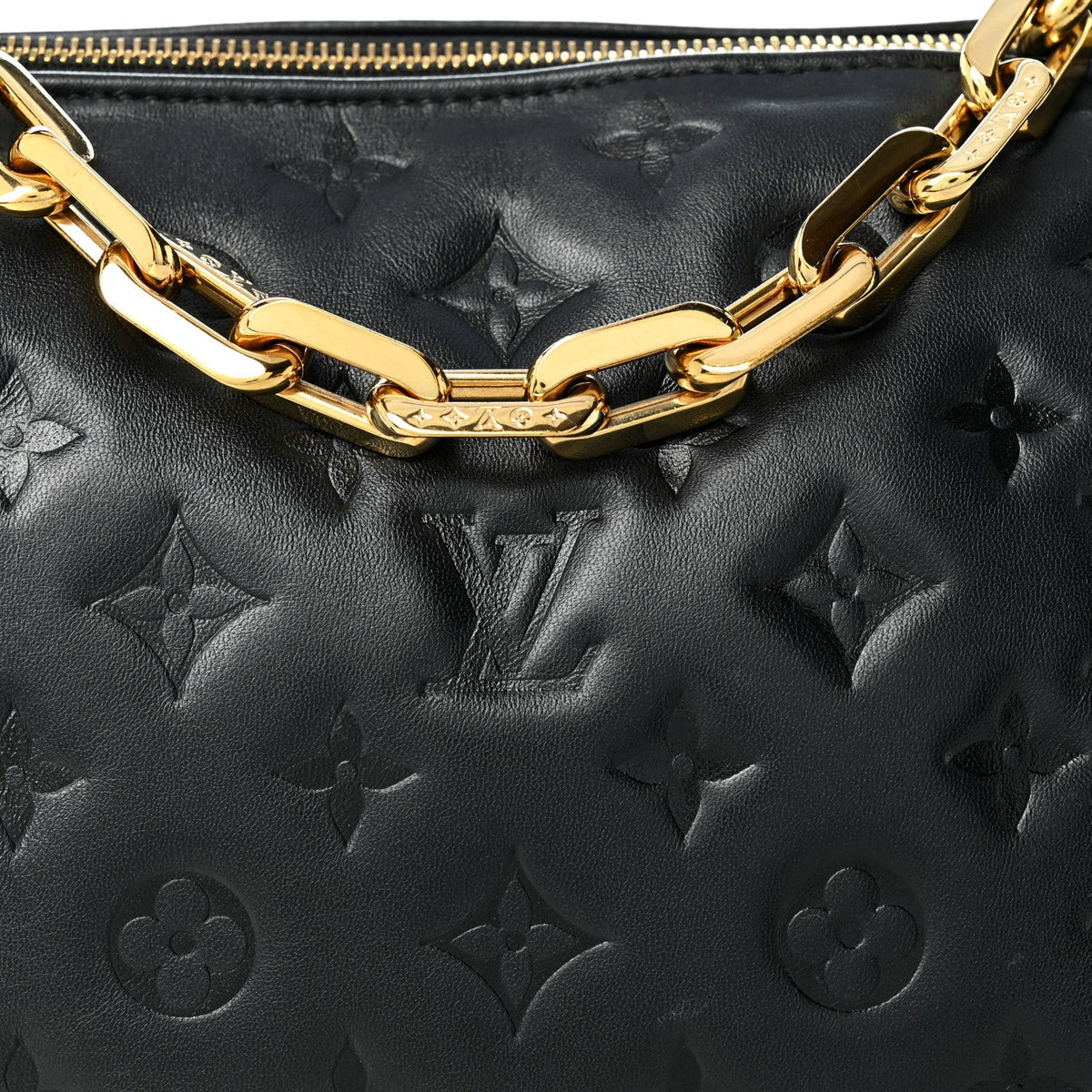 Lambskin Handbag - Black