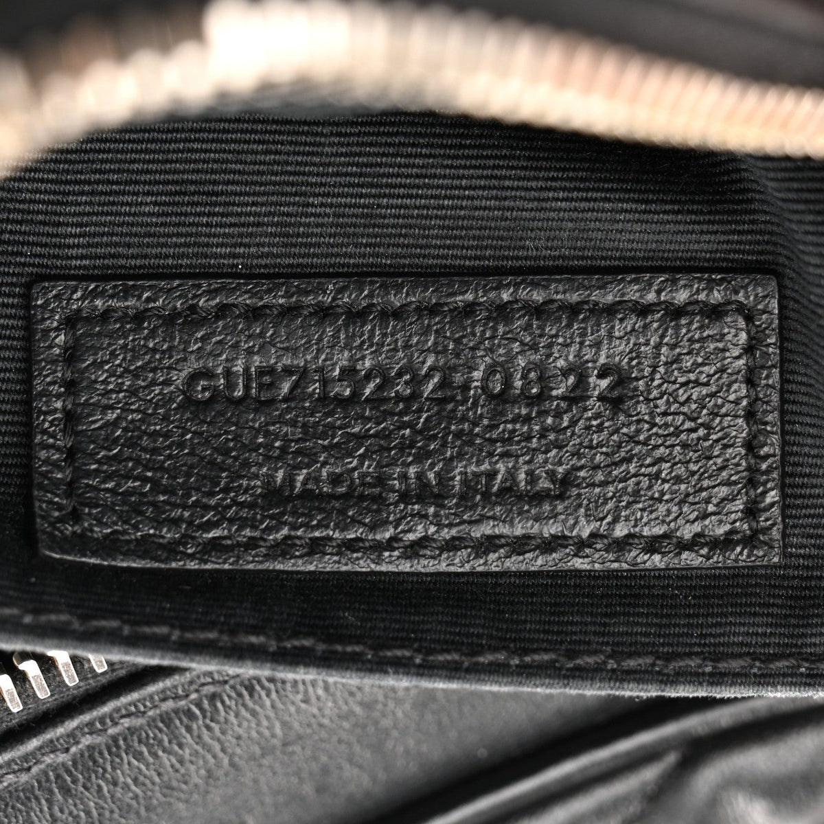 Calfskin Crossbody Bag - Black