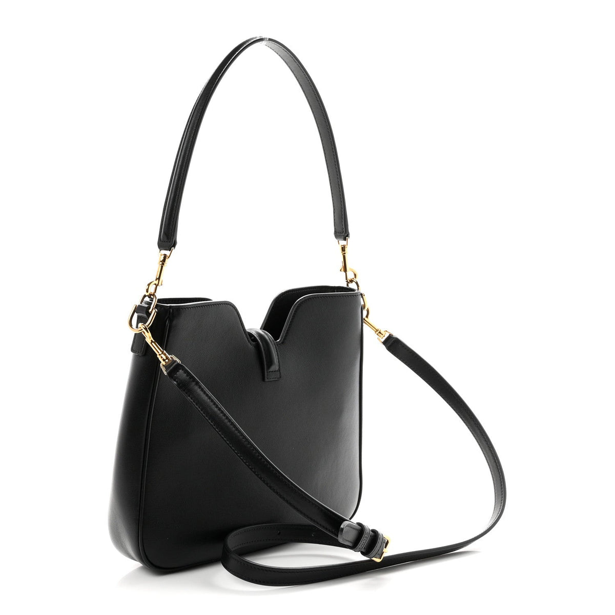 Small Calfskin Handbag - Black