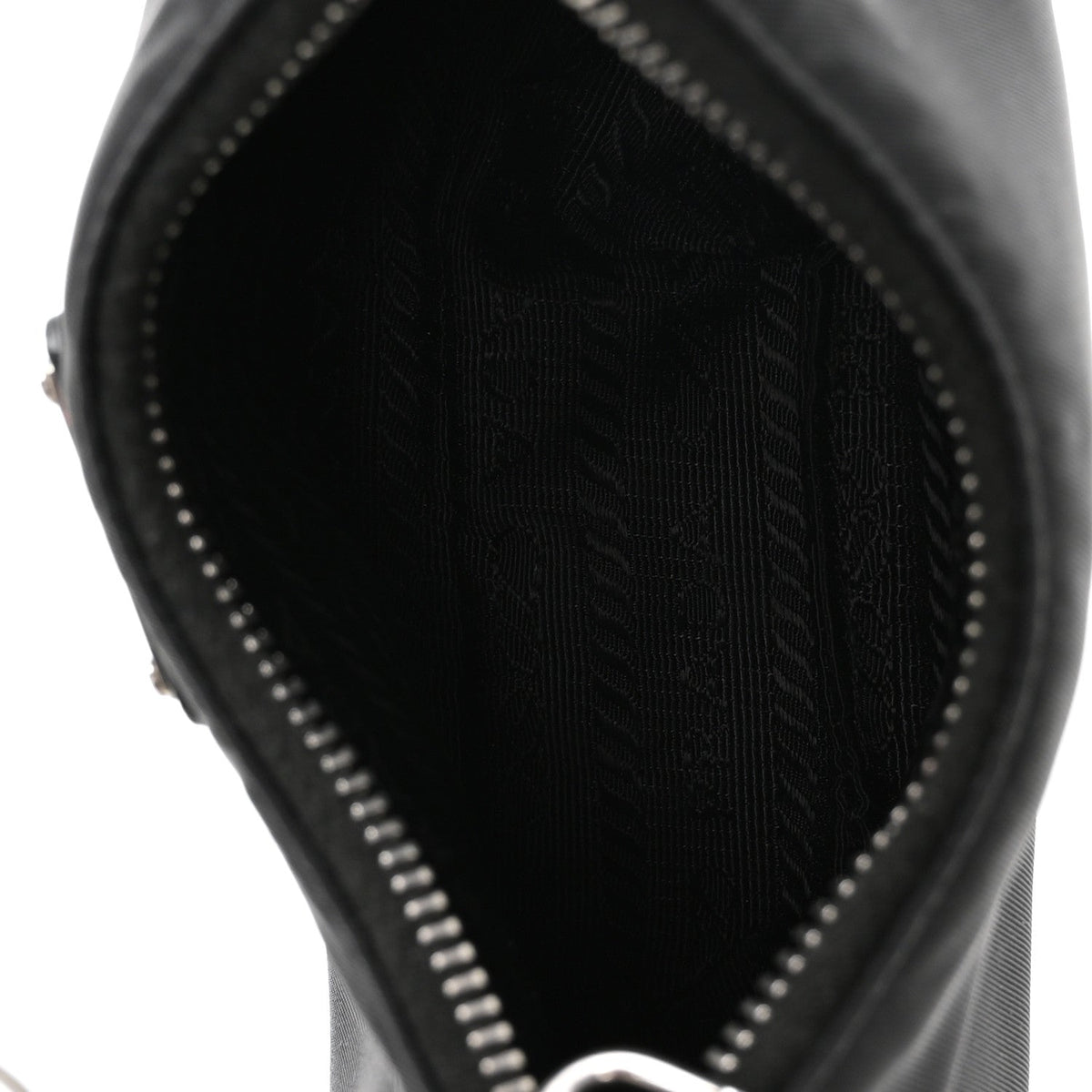 Mini Nylon Shoulder Bag - Black