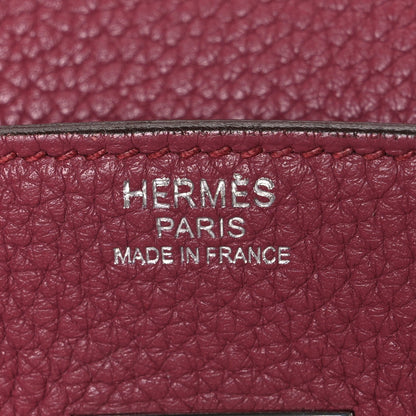 Taurillon Clemence Birkin 30 Bois De Ros Handbag