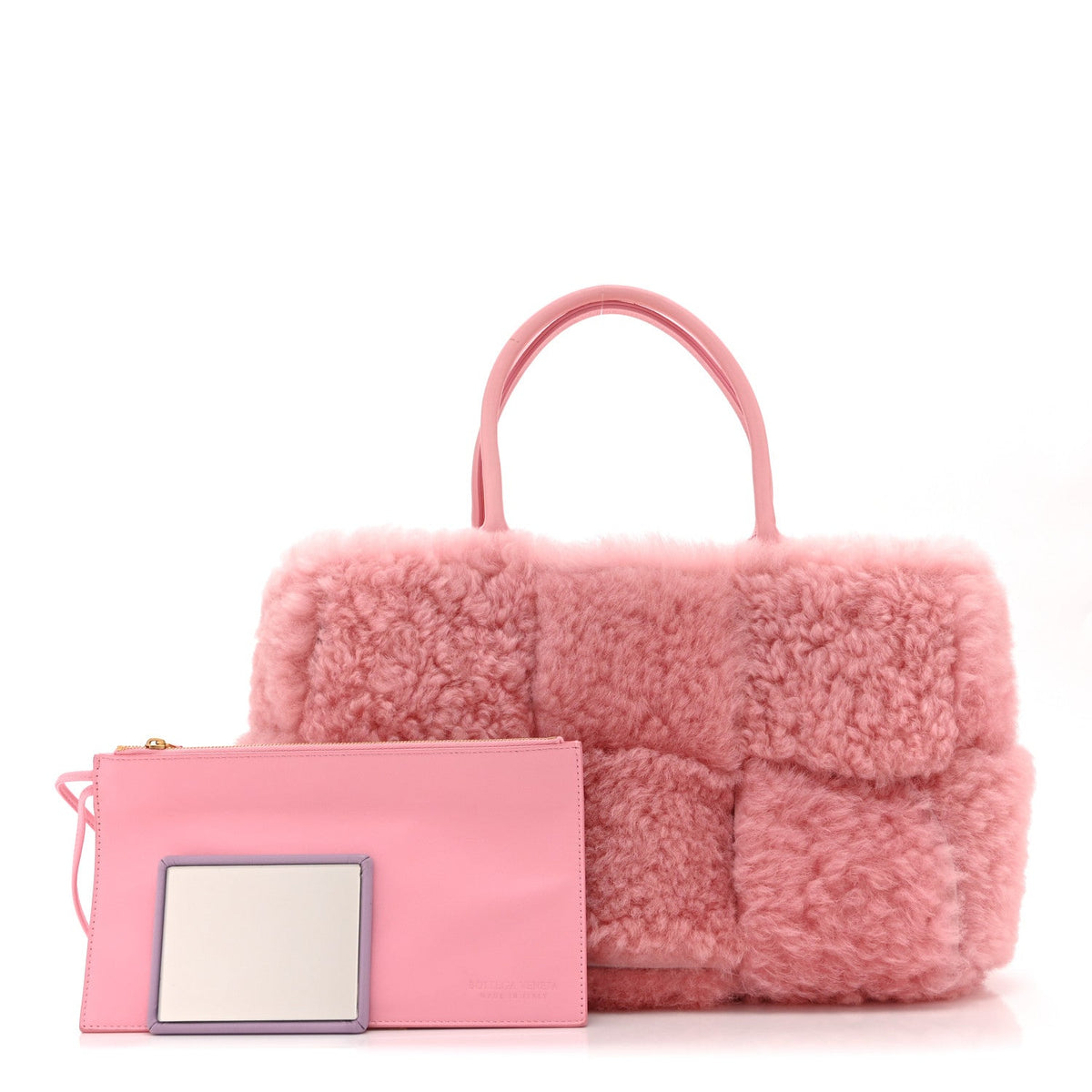 Small Shearling Tote Bag