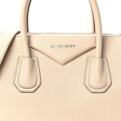 Small Goatskin Handbag - Beige