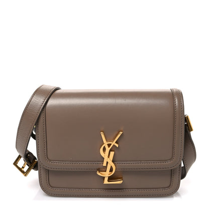 Small Calfskin Satchel Bag - Natural