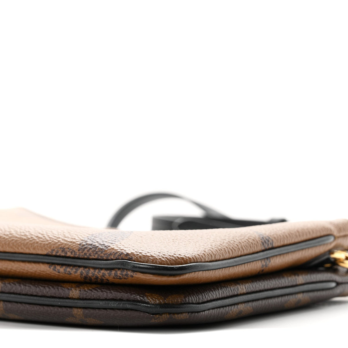Reverse Monogram Giant Double Zip Pochet Handbag