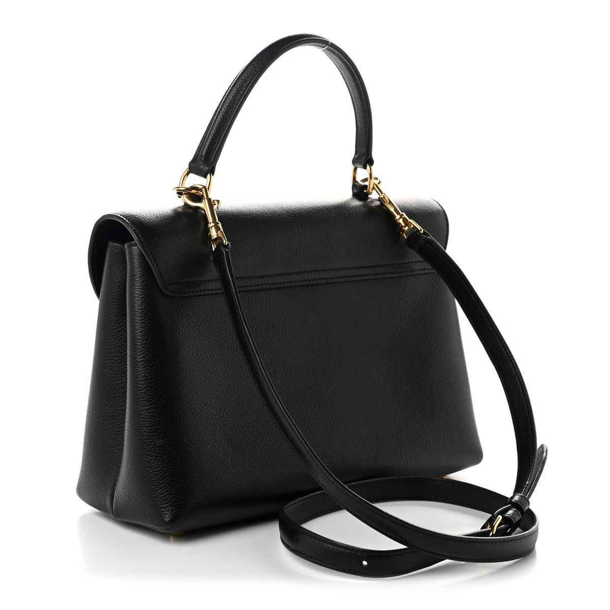 Medium Calfskin Handbag - Black