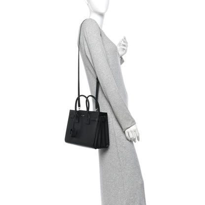 Calfskin Handbag - Black