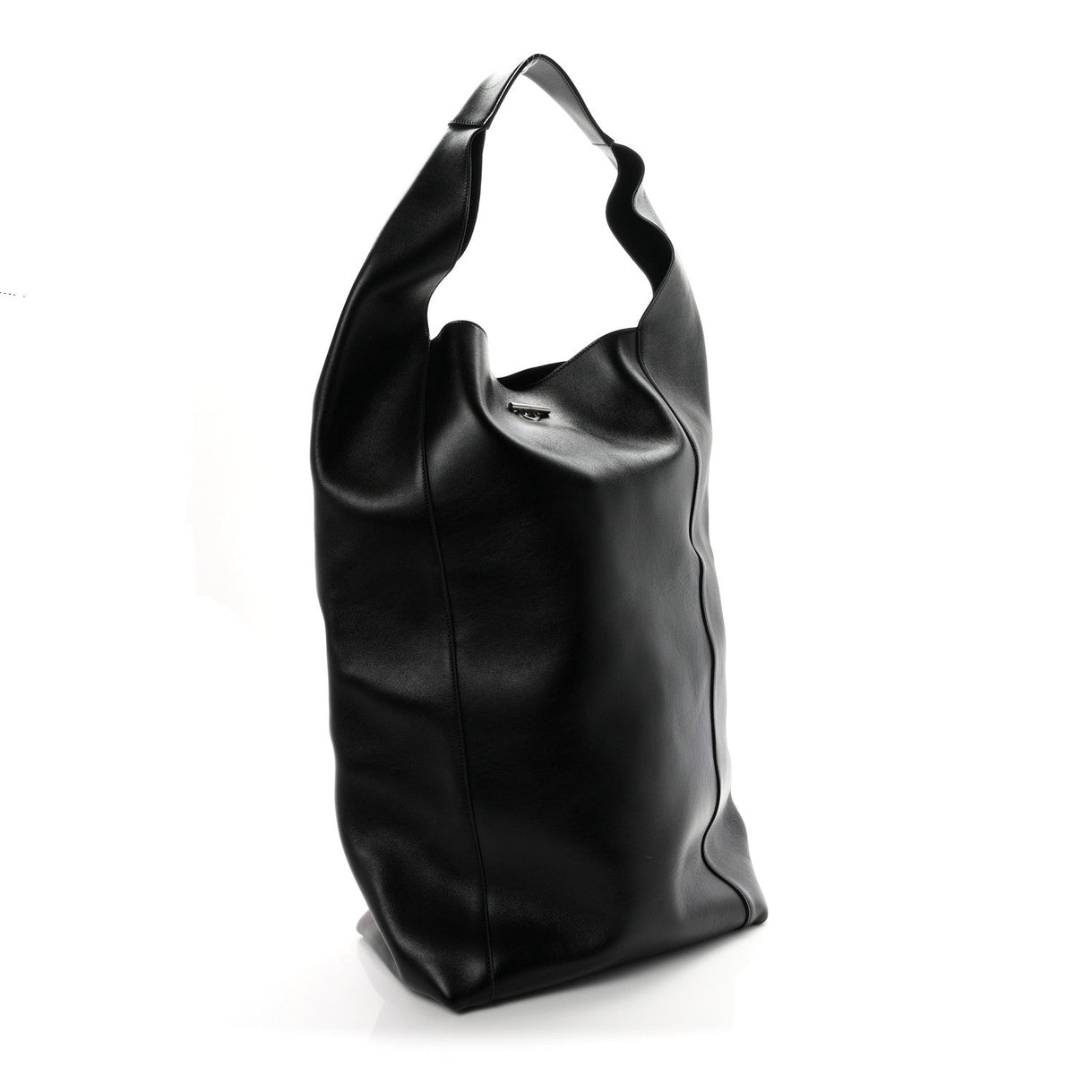 Large Calfskin Hobo Bag - Tan