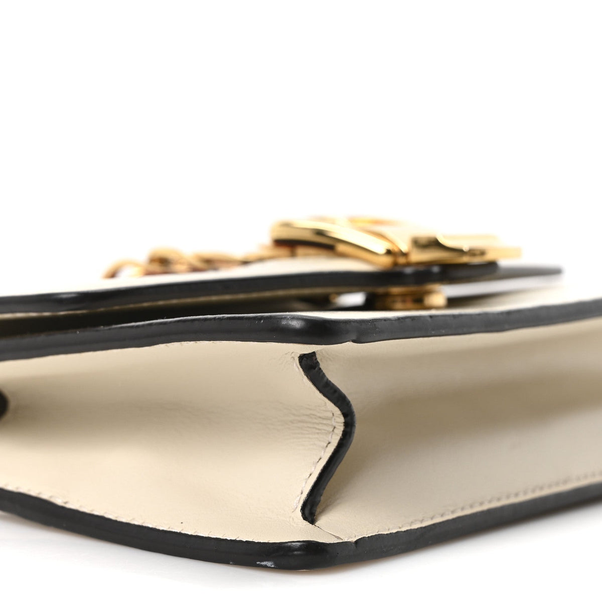 Mini Calfskin Shoulder Bag - White