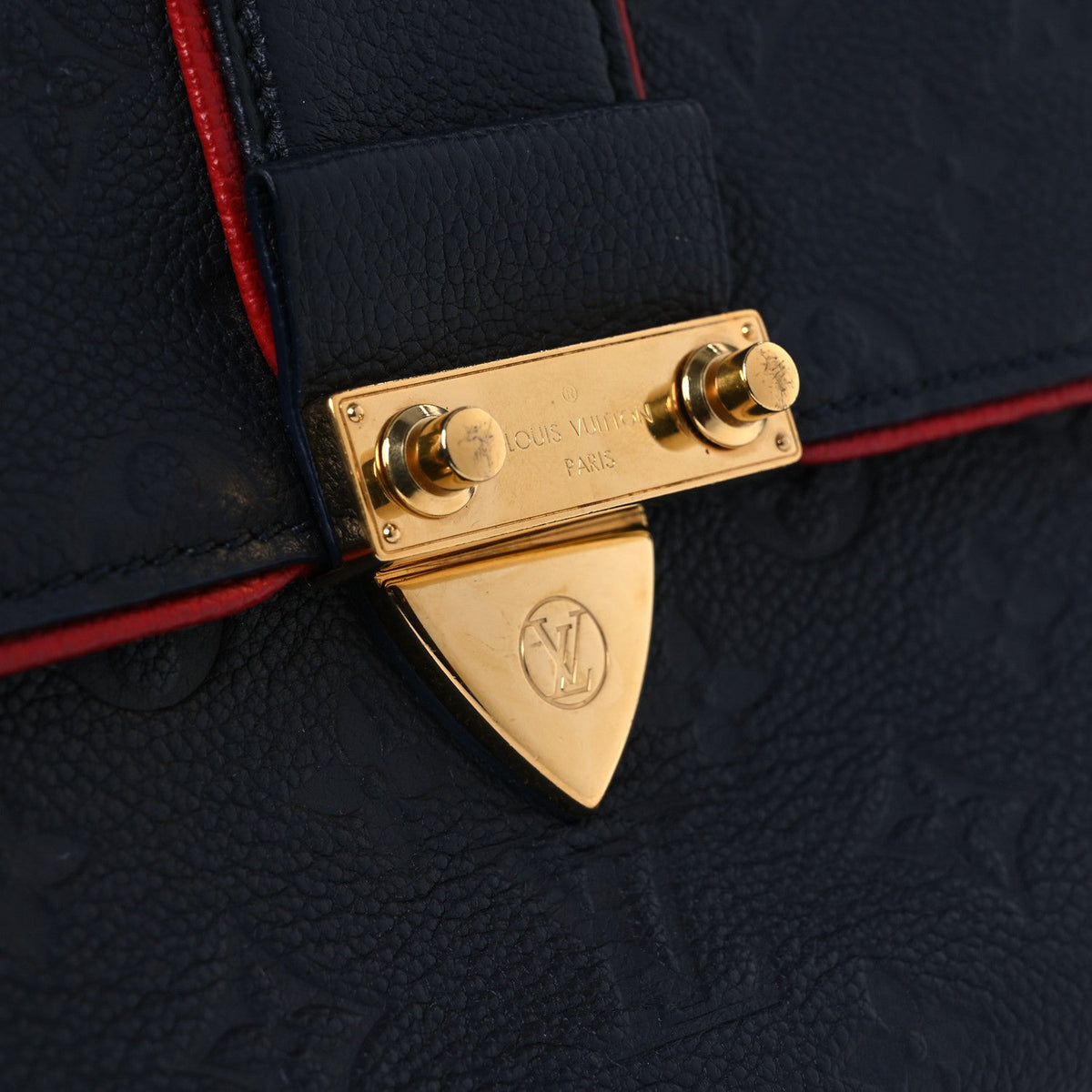 Empreinte Saint Sulpice Pm Marine Rouge Handbag