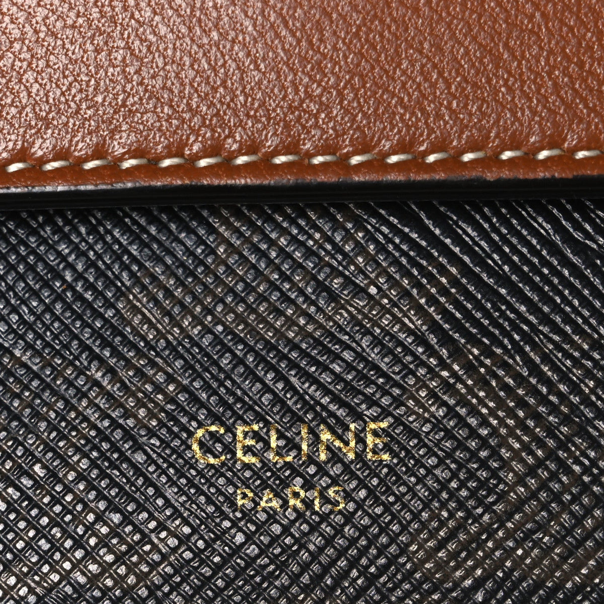 Lambskin Canvas Wallet Bag - Tan
