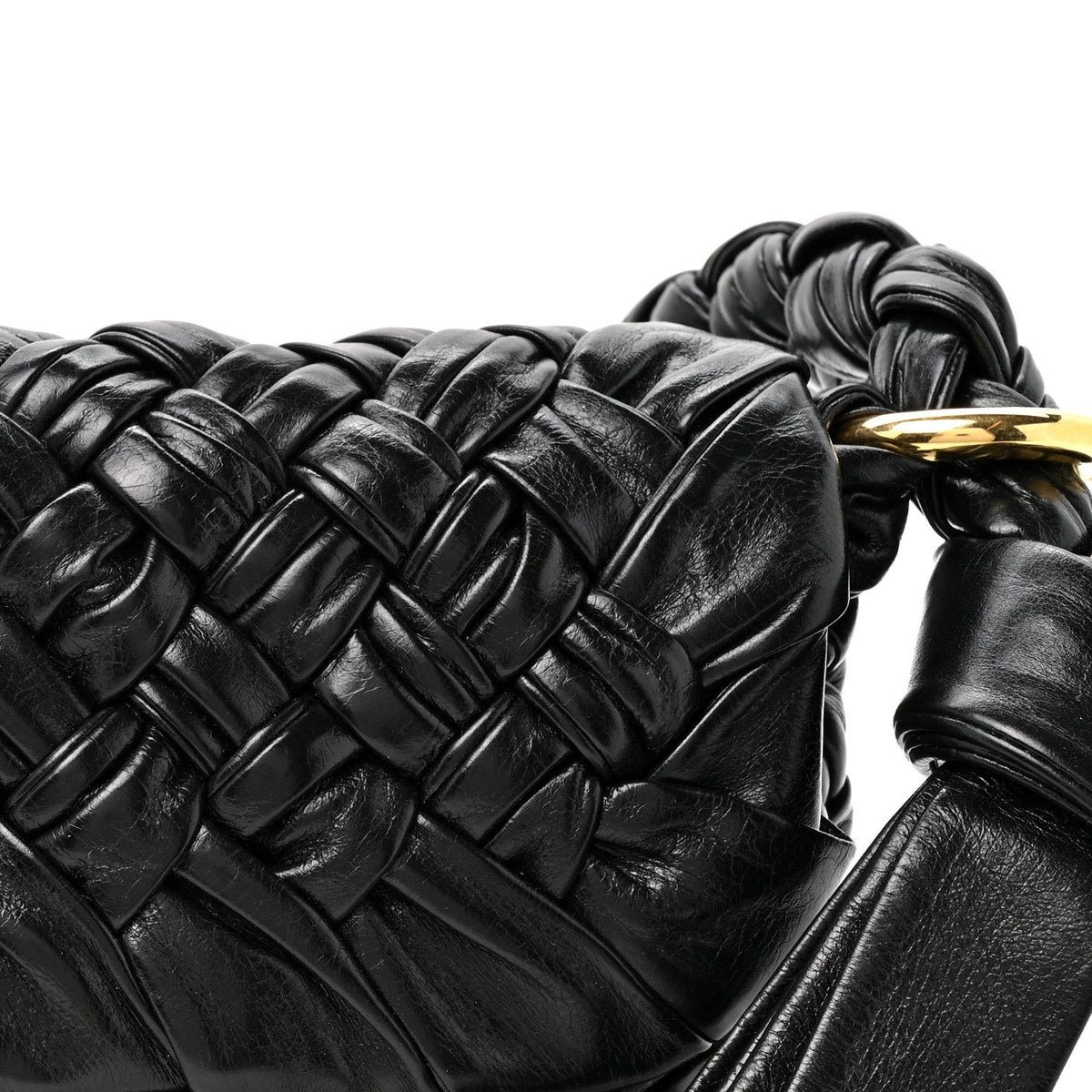 Calfskin Shoulder Bag - Black