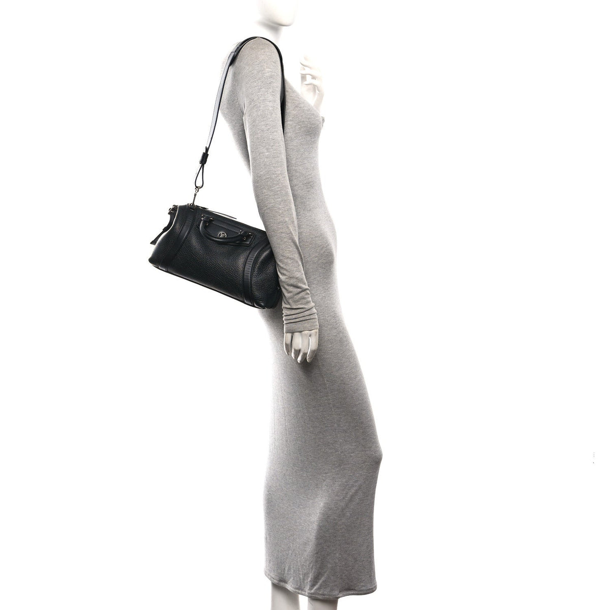 Lambskin Handbag - Black