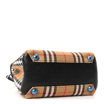 Small Goatskin Tote Bag - Black