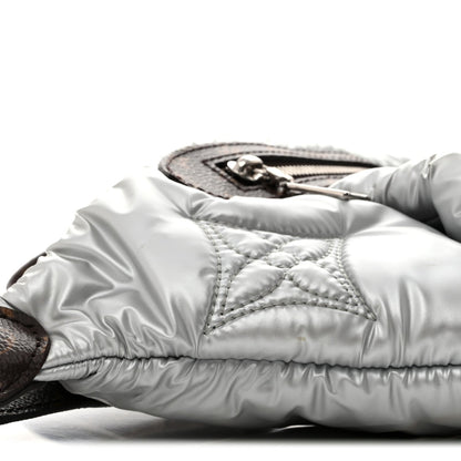 Econyl Monogram Pillow Bumbag Silver Handbag