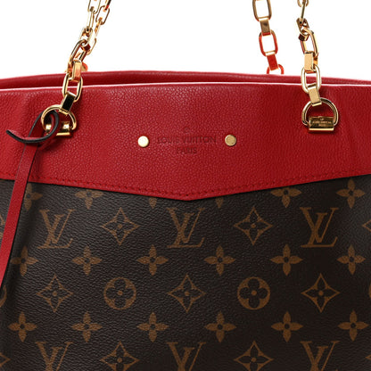 Monogram Pallas Shopper Cherry Handbag
