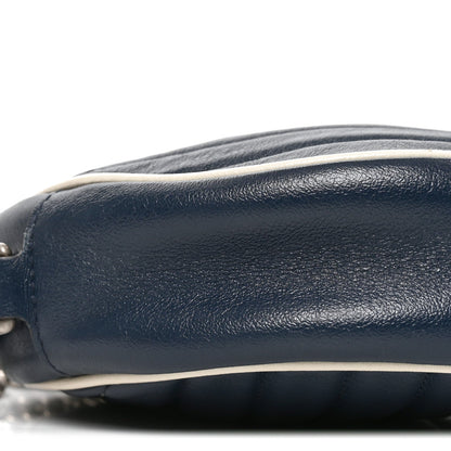 Mini Calfskin Shoulder Bag - Black