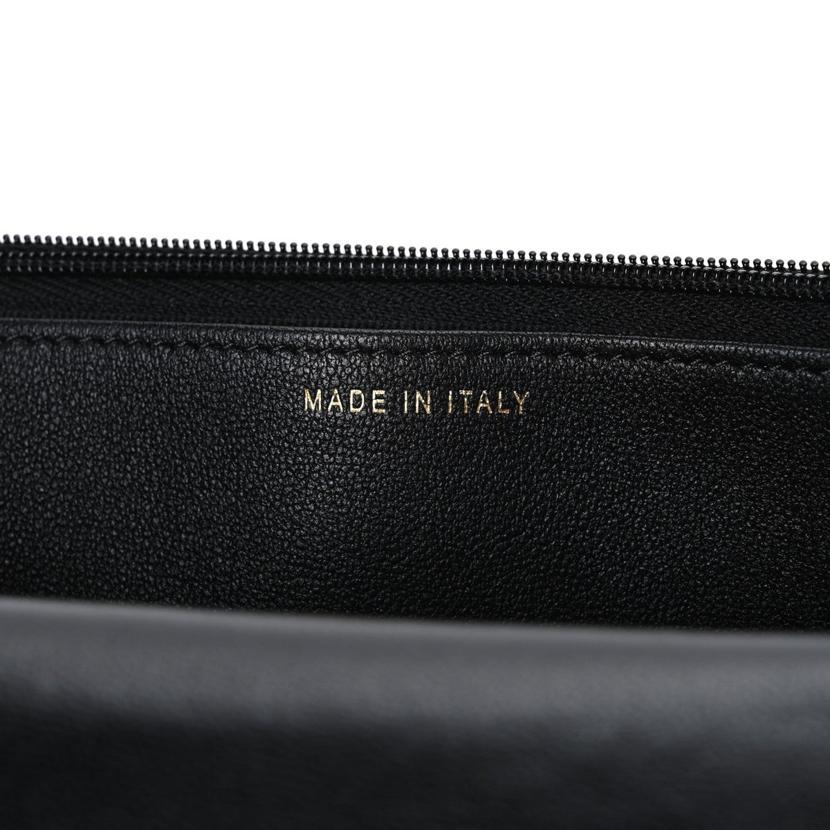 Quilted Lambskin Wallet Bag - Black