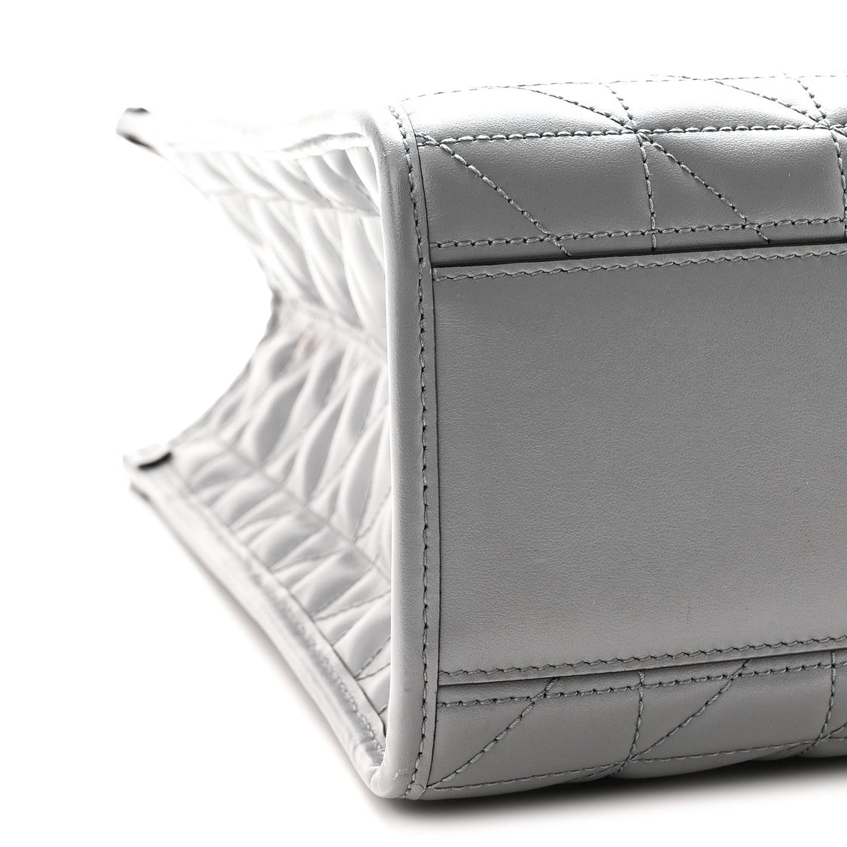Medium Calfskin Tote Bag - Grey