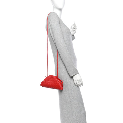 Mini Nappa Pouch - Red