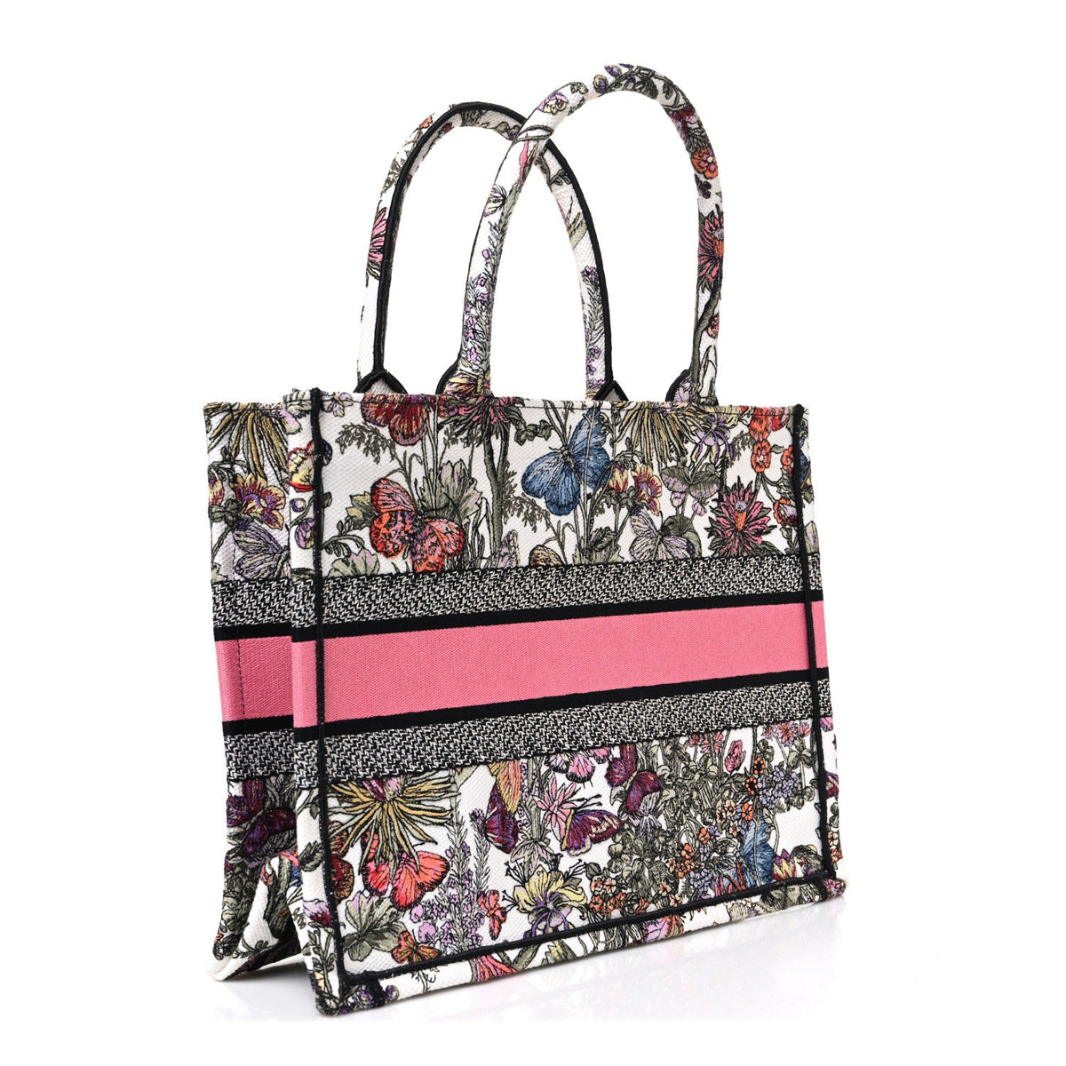 Medium Canvas Tote Bag - Red