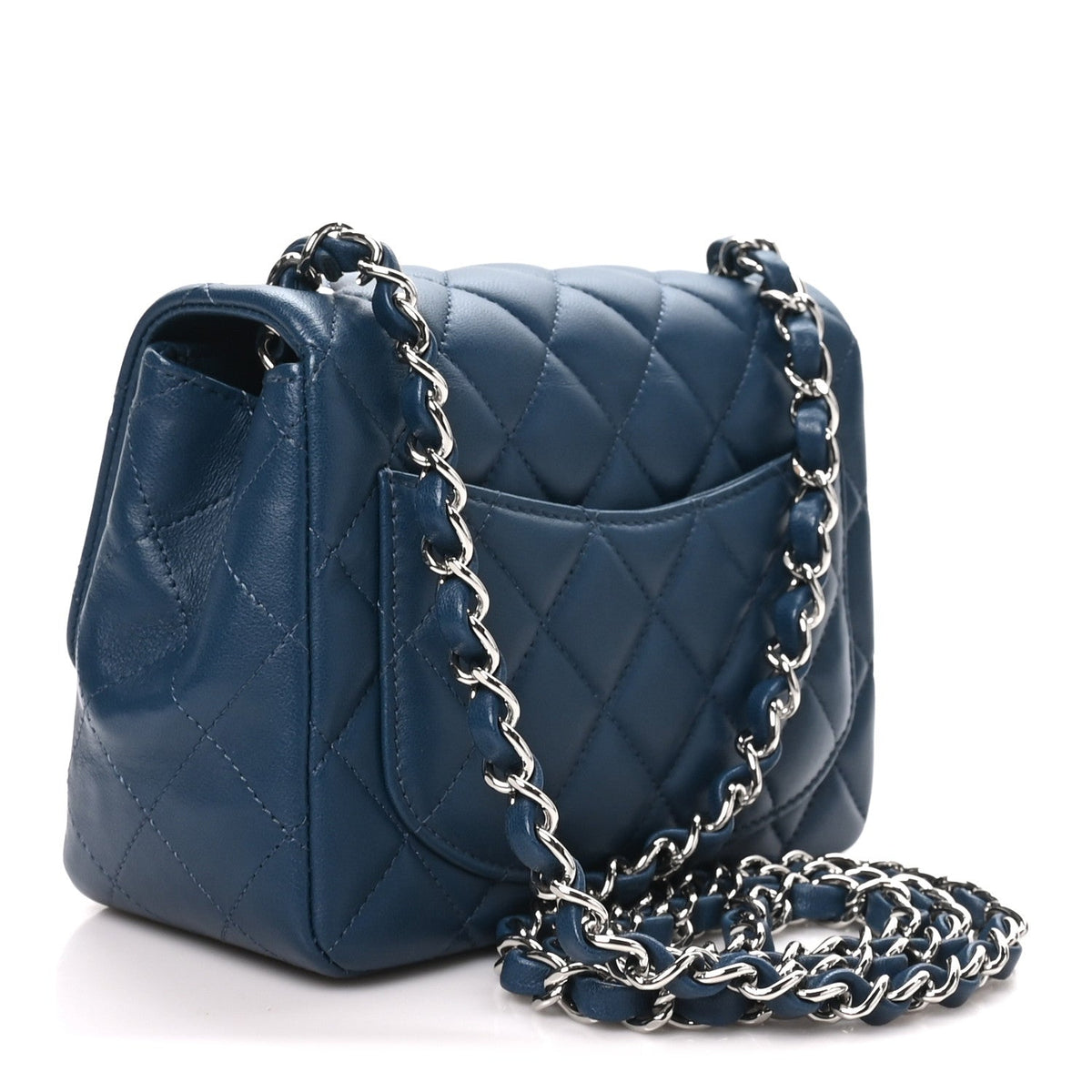 Mini Quilted Lambskin Flap Shoulder Bag
