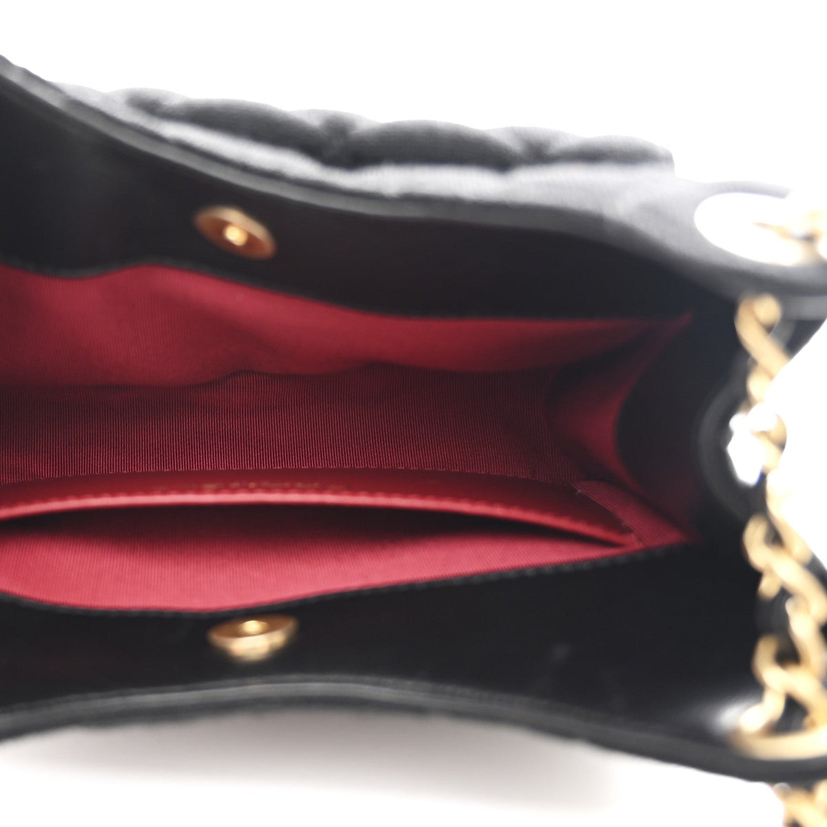 Small Quilted Hobo Bag - Black